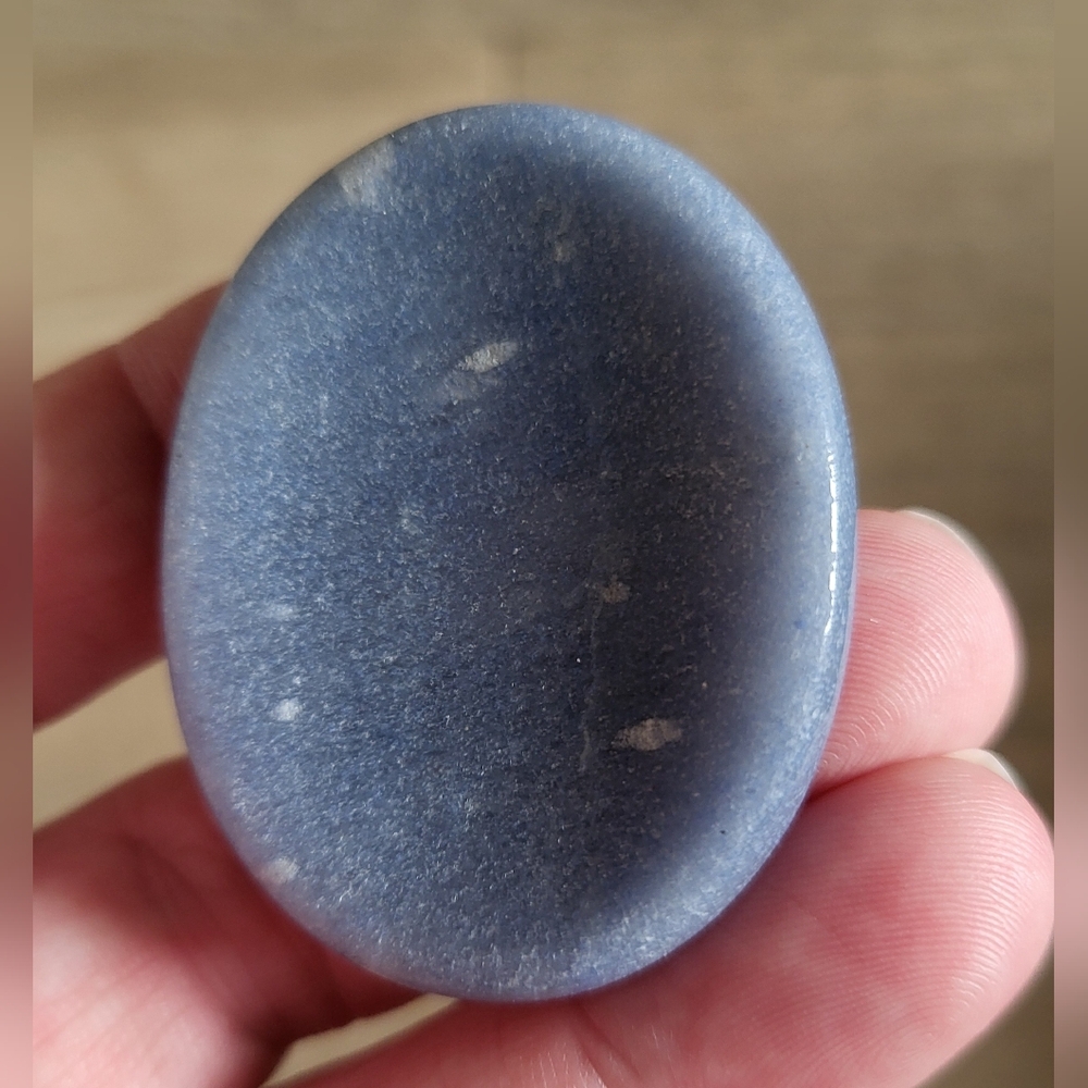 Blue Aventurine Palm Stone